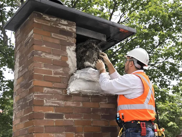 Humane removal of debris and animals by Wallingford Center Chimney Sweep in Wallingford Center, CT