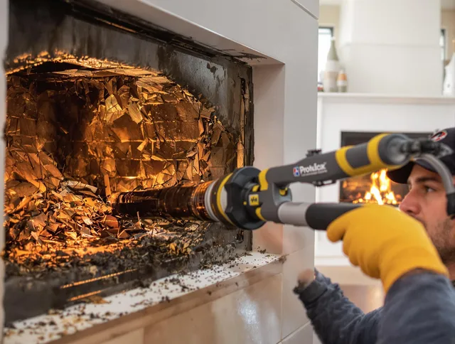Professional chimney cleaning by Wallingford Center Chimney Sweep in Wallingford Center, CT