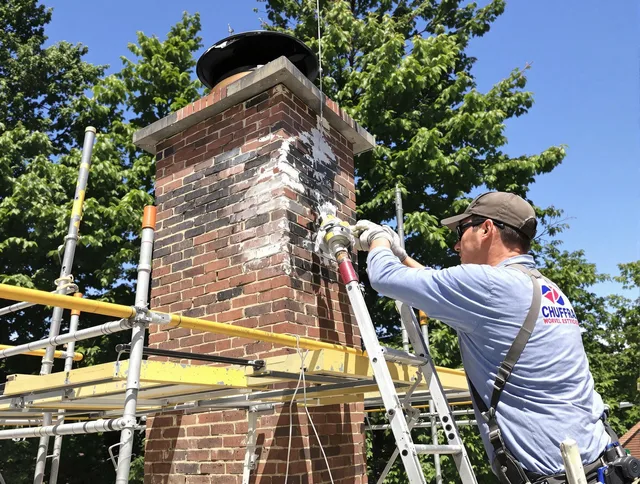 Structural chimney repair by Wallingford Center Chimney Sweep in Wallingford Center, CT
