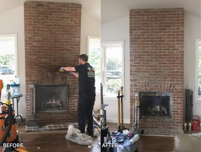 Finished chimney sweeping service by Wallingford Center Chimney Sweep in Wallingford Center, CT