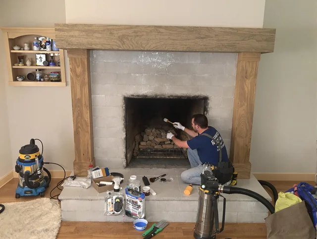 Detailed creosote removal process by Wallingford Center Chimney Sweep in Wallingford Center, CT