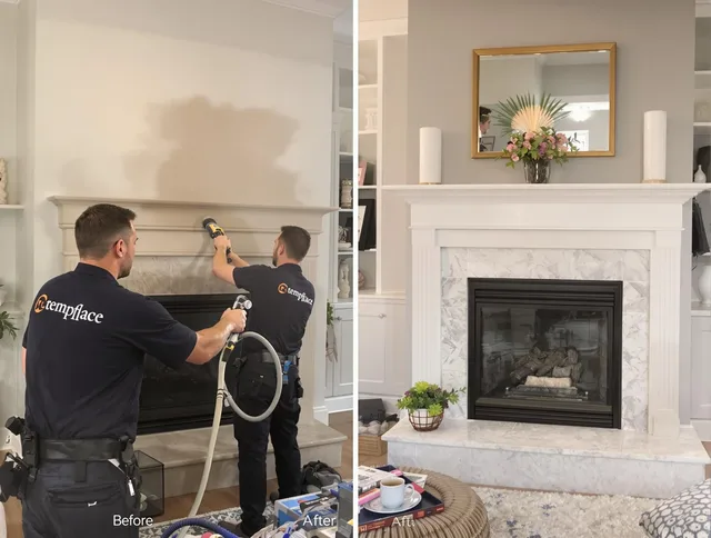 Professional soot removal by Wallingford Center Chimney Sweep team in Wallingford Center, CT